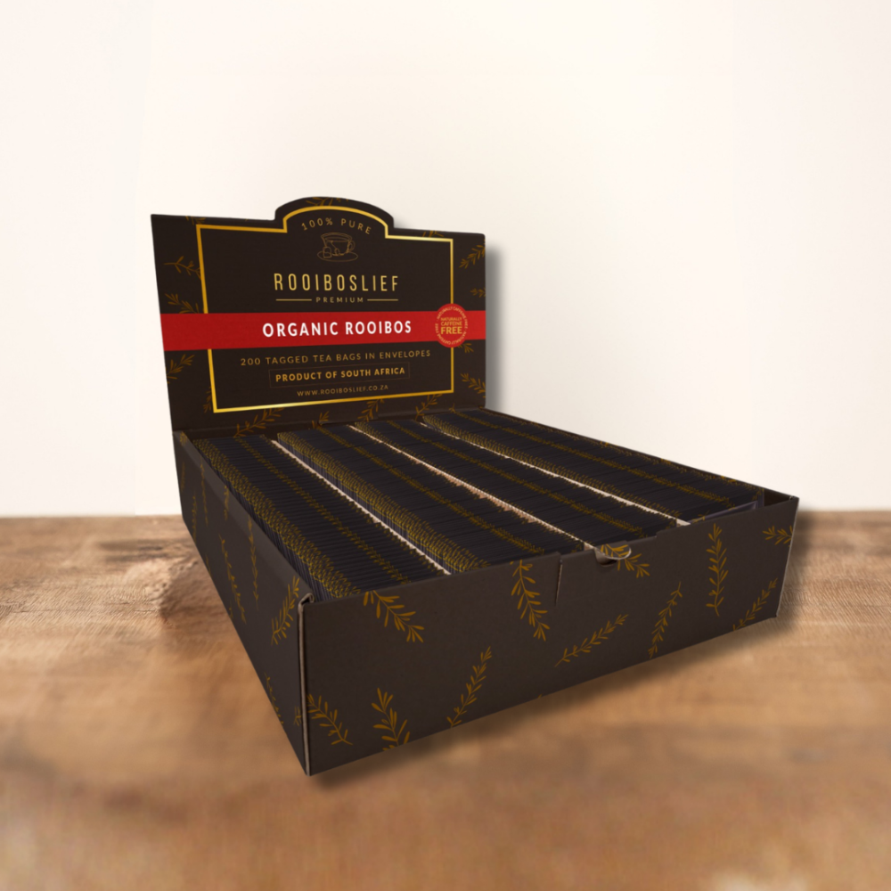 200 Organic Individually wrapped tea bags