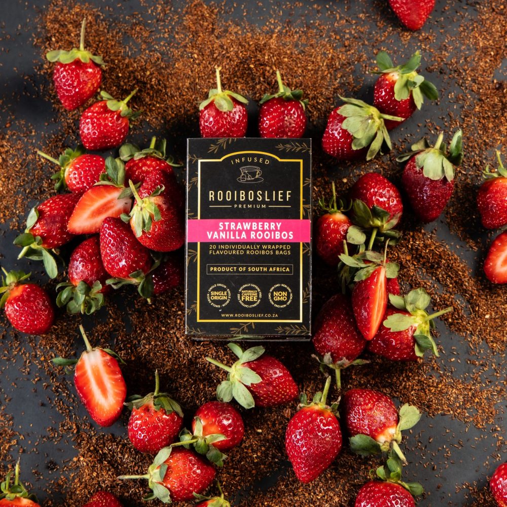 Rooiboslief Premium Infused Rooibos – Strawberry Vanilla