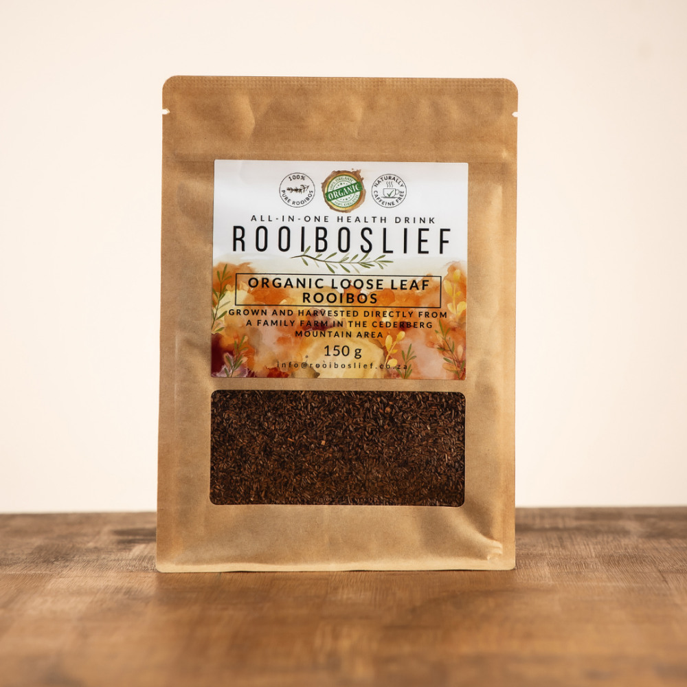 150g Organic Loose Leaf Rooiboslief
