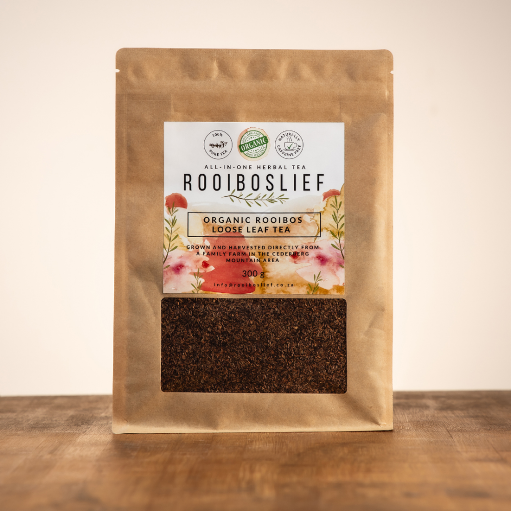 300g Organic Loose Leaf Rooiboslief